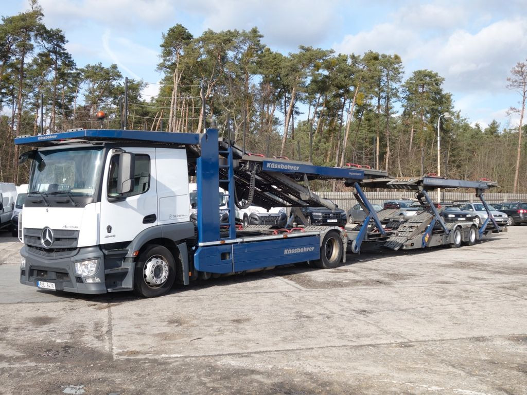 Mercedes-Benz Actros 1843 mit Kässbohrer Supertrans/Supertrans - Camion porte-voitures: photos 1 Mercedes-Benz Actros 1843 mit Kässbohrer Supertrans/Supertrans - Camion porte-voitures: photos 1