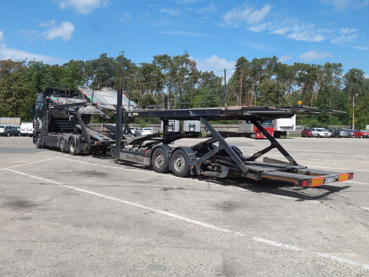 Mercedes-Benz Actros 2446 mit Rolfo für 10 PKW, Retarder - Camion porte-voitures: photos 3 Mercedes-Benz Actros 2446 mit Rolfo für 10 PKW, Retarder - Camion porte-voitures: photos 3