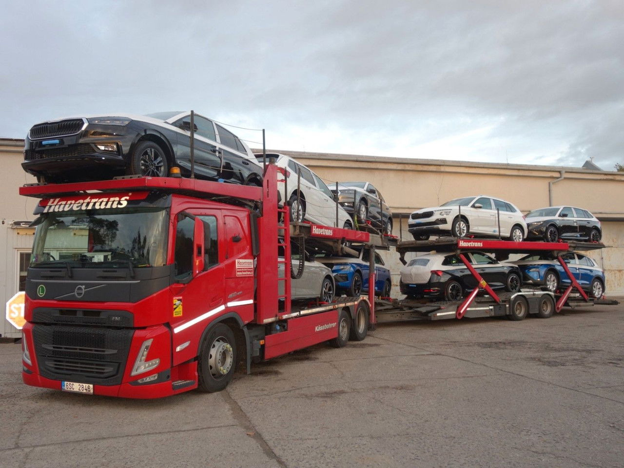 Volvo FM 13 460 6x2 Kässbohrer Metago - Supertrans - Camion porte-voitures: photos 2 Volvo FM 13 460 6x2 Kässbohrer Metago - Supertrans - Camion porte-voitures: photos 2