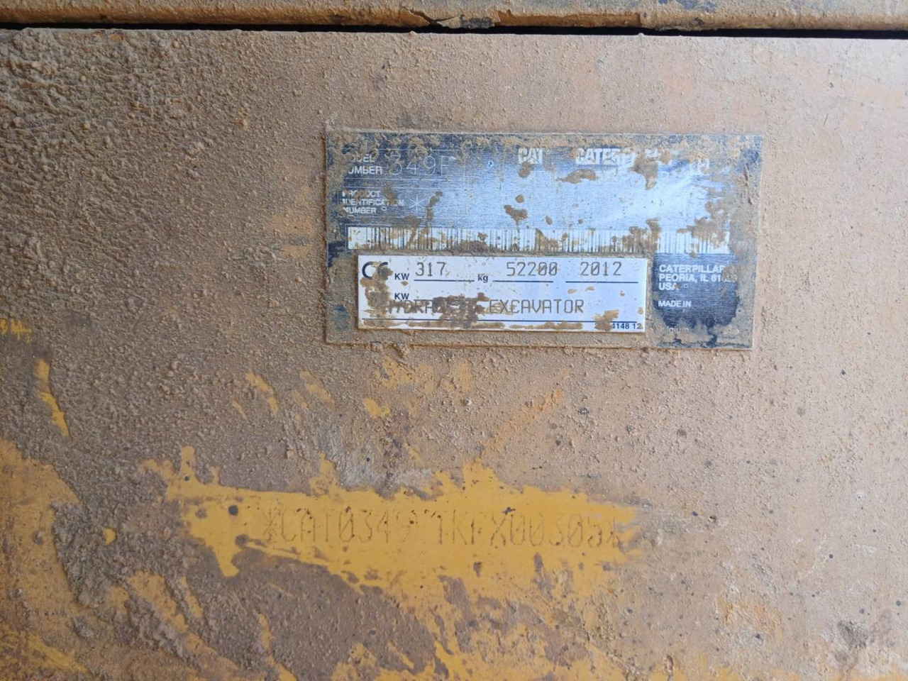 Pelle sur chenille CAT 349ELVG: photos 6