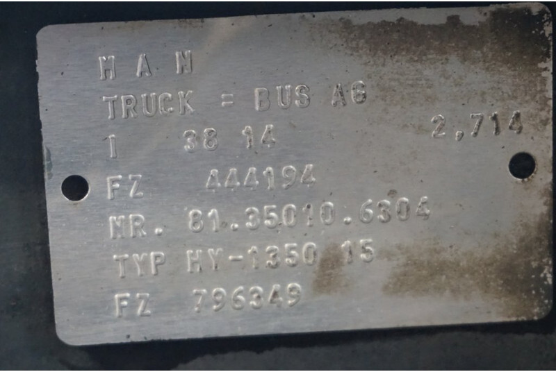 MAN HY-1350-15 38/14 - Essieu arrière pour Camion: photos 4 MAN HY-1350-15 38/14 - Essieu arrière pour Camion: photos 4