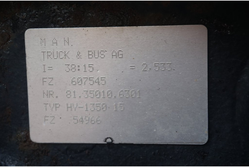 MAN HY-1350-15 38/15 - Essieu arrière pour Camion: photos 2 MAN HY-1350-15 38/15 - Essieu arrière pour Camion: photos 2