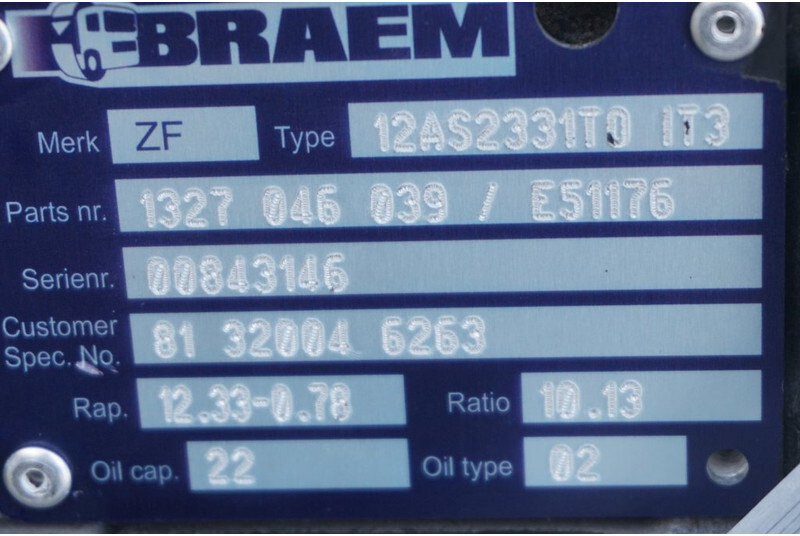 ZF 12AS2331OD+IT3 - Boîte de vitesse pour Camion: photos 5 ZF 12AS2331OD+IT3 - Boîte de vitesse pour Camion: photos 5