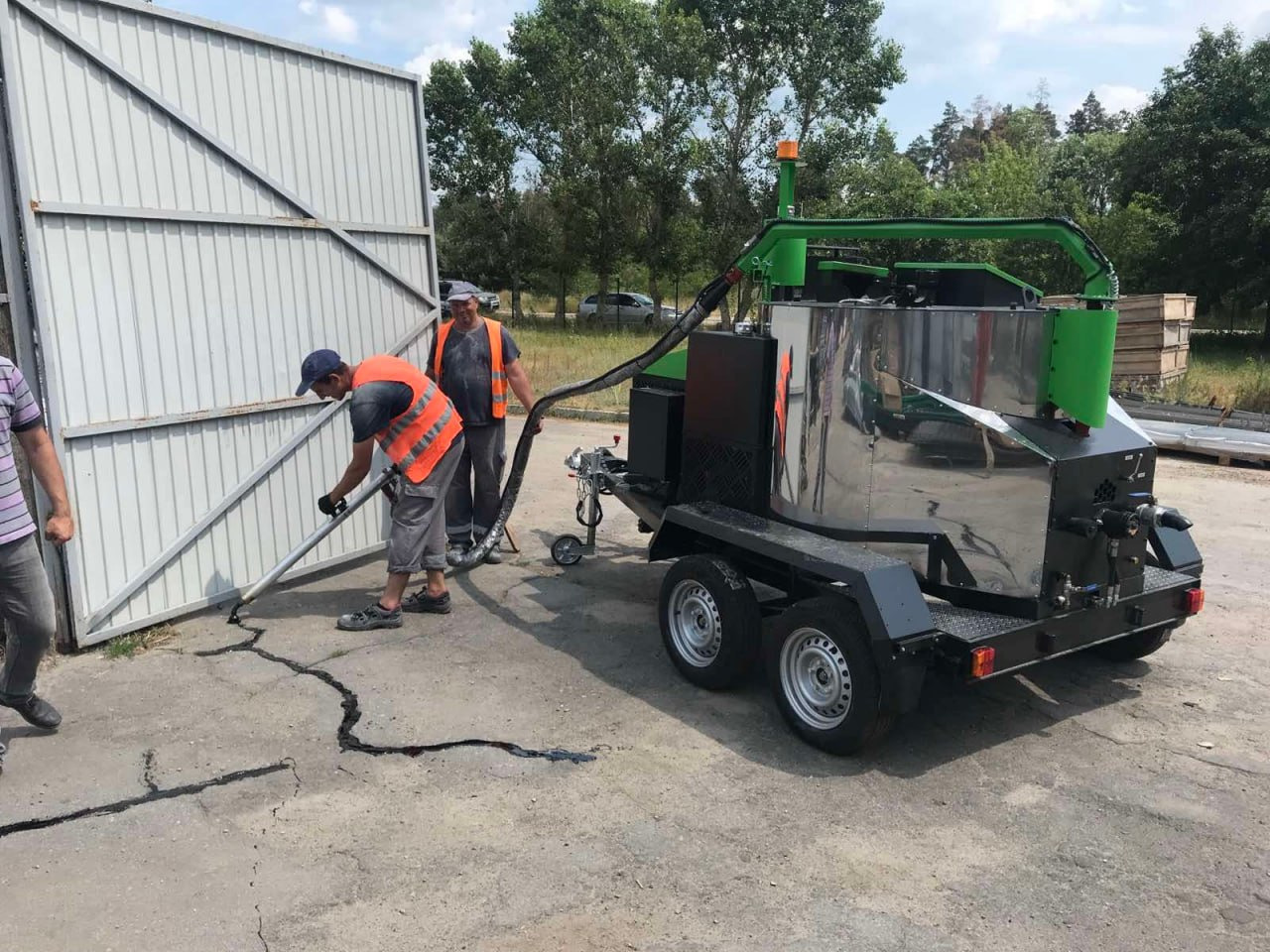 TICAB Сrack Sealing Machine, Asphalt Crack Fill Machine, 500 L, Manufacturer, mašīna asfalta šuvju un plaisu aizpildīšanai BPM-500 - Travaux routiers: photos 5 TICAB Сrack Sealing Machine, Asphalt Crack Fill Machine, 500 L, Manufacturer, mašīna asfalta šuvju un plaisu aizpildīšanai BPM-500 - Travaux routiers: photos 5