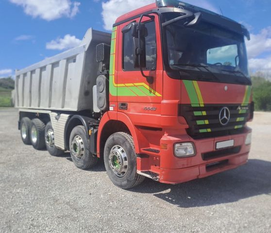 Mercedes-Benz Actros 4448 10x4, E5, EPS, MP-2, Retarder - Camion benne: photos 1 Mercedes-Benz Actros 4448 10x4, E5, EPS, MP-2, Retarder - Camion benne: photos 1