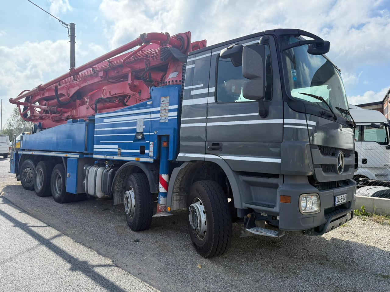 Mercedes-Benz Actros 4448 10x4, E5, MP-3, Putzmeister M46-5 - Camion pompe: photos 1 Mercedes-Benz Actros 4448 10x4, E5, MP-3, Putzmeister M46-5 - Camion pompe: photos 1