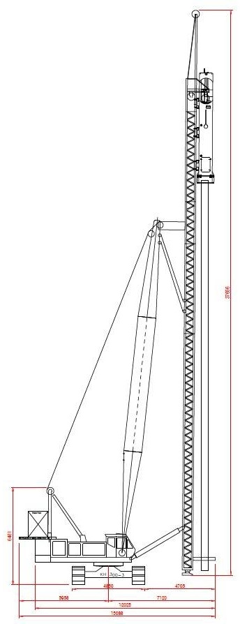 Grue sur chenilles Hitachi KH300-3 PD: photos 8