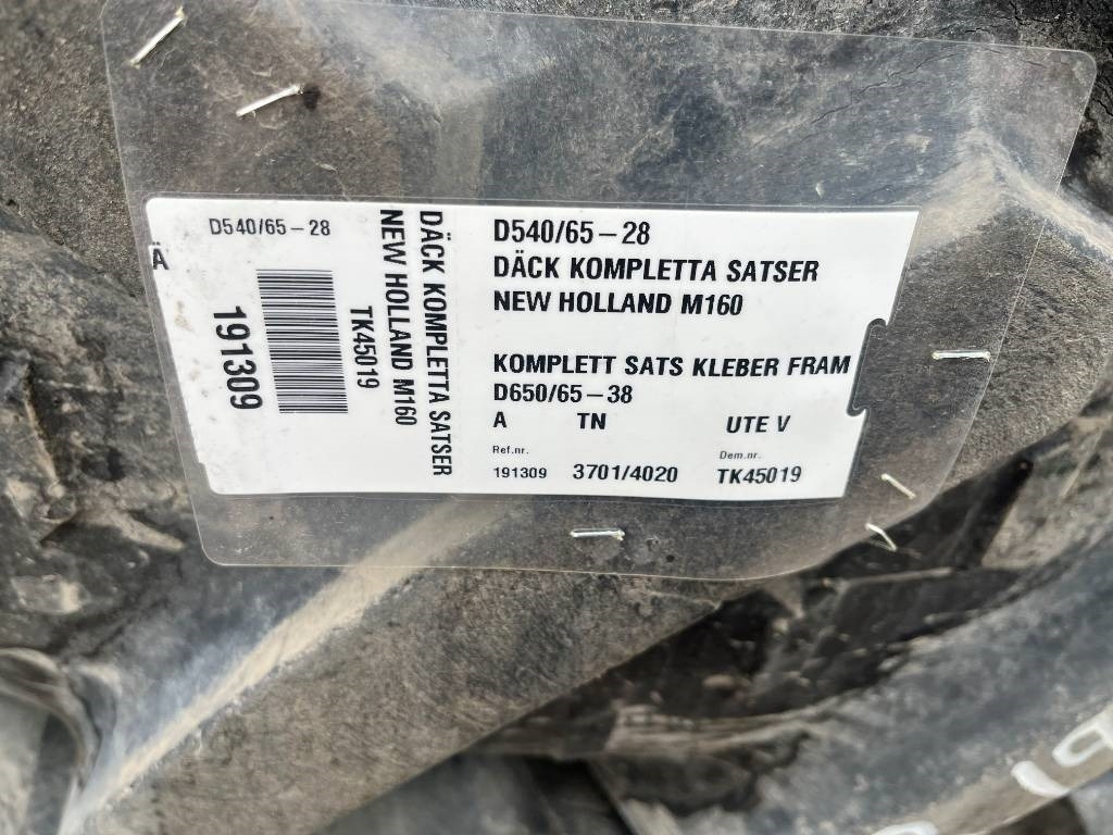 Kleber 650/65R38 540/65R28 till New Holland M160 - Pneu pour Machine agricole: photos 2 Kleber 650/65R38 540/65R28 till New Holland M160 - Pneu pour Machine agricole: photos 2