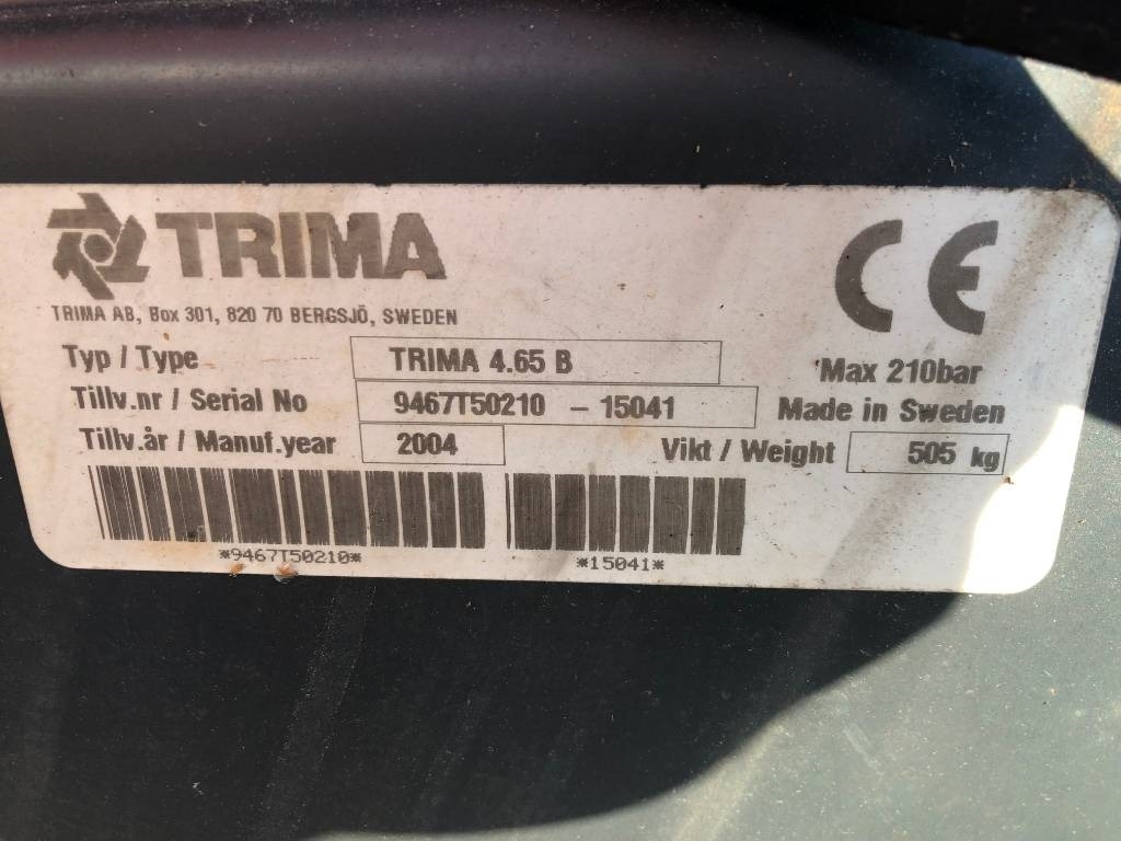 Reservdelar till Trima 465 B lastare - Chargeur frontal pour tracteur: photos 2 Reservdelar till Trima 465 B lastare - Chargeur frontal pour tracteur: photos 2