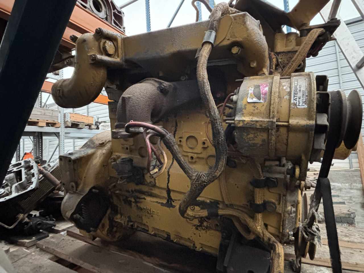 Moteur et pièces pour Engins de chantier CAT Caterpillar Perkins 107-3778 1073778 Silnik 3054 CZĘŚCI: photos 6