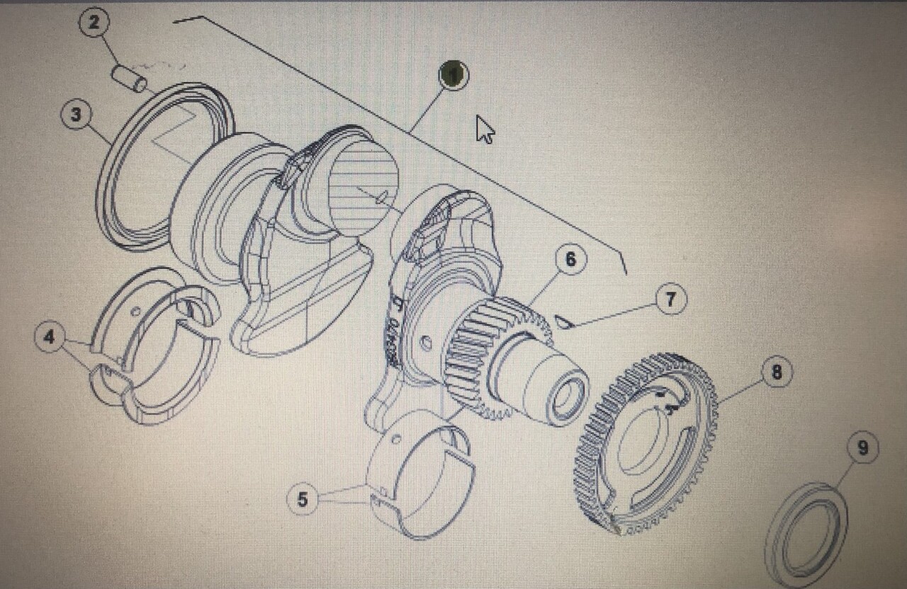 CLAAS Celtis - wał korbowy Ceres 355-325X Ares 566-546 Ergos 466-436 John Deere - Vilebrequin pour Machine agricole: photos 1 CLAAS Celtis - wał korbowy Ceres 355-325X Ares 566-546 Ergos 466-436 John Deere - Vilebrequin pour Machine agricole: photos 1