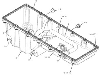 Cat Caterpillar C13 - miska olejowa 341-4951 - Carter d'huile pour Machine agricole: photos 1 Cat Caterpillar C13 - miska olejowa 341-4951 - Carter d'huile pour Machine agricole: photos 1