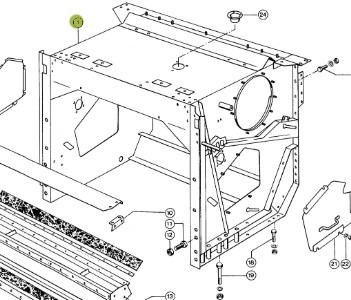 Claas Dominator 96 Obudowa Bębna 0006001702 00 0600 170 2 - Frame/ Châssis pour Machine agricole: photos 1 Claas Dominator 96 Obudowa Bębna 0006001702 00 0600 170 2 - Frame/ Châssis pour Machine agricole: photos 1