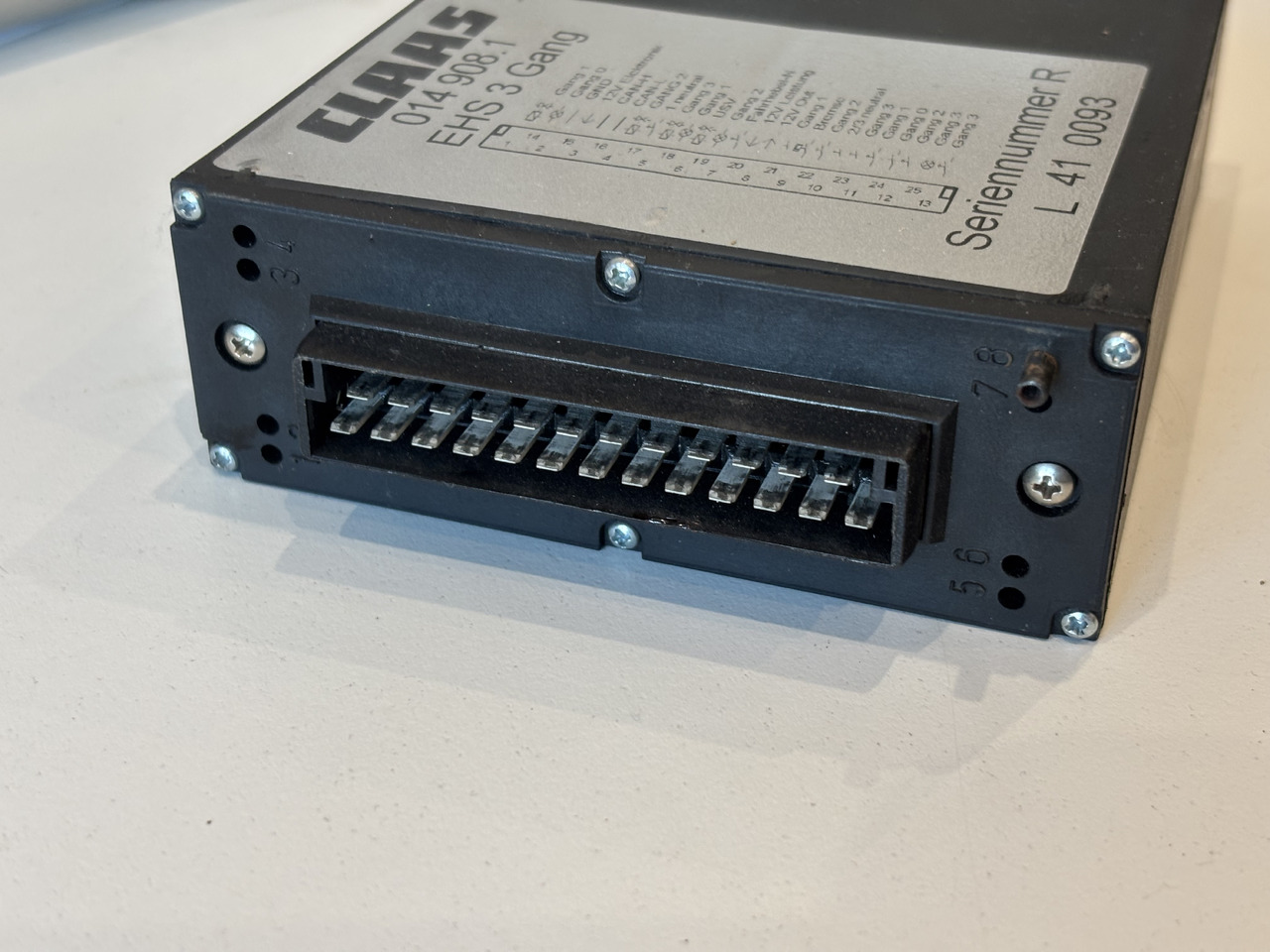 Claas Lexion Moduł Sterownik EHS 3 Gang 014 908.1 0149081 014908.1 - Bloc de gestion pour Machine agricole: photos 3 Claas Lexion Moduł Sterownik EHS 3 Gang 014 908.1 0149081 014908.1 - Bloc de gestion pour Machine agricole: photos 3