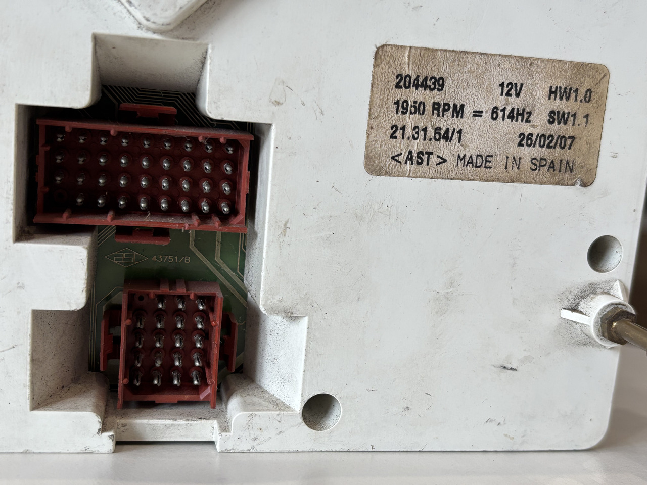 Claas Nectis 204439 00 1143 077 0   0011430770, BIMA7501369 - Panel de instrumentos pour Tracteur agricole: photos 3 Claas Nectis 204439 00 1143 077 0   0011430770, BIMA7501369 - Panel de instrumentos pour Tracteur agricole: photos 3