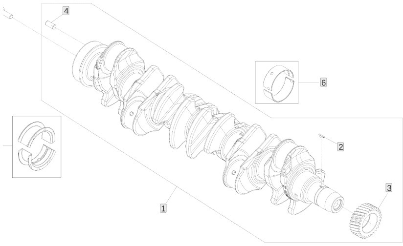 John Deere 6068 - wał korbowy RE505921 NOWY GWARANCJA 24 miesiące - Vilebrequin pour Machine agricole: photos 2 John Deere 6068 - wał korbowy RE505921 NOWY GWARANCJA 24 miesiące - Vilebrequin pour Machine agricole: photos 2