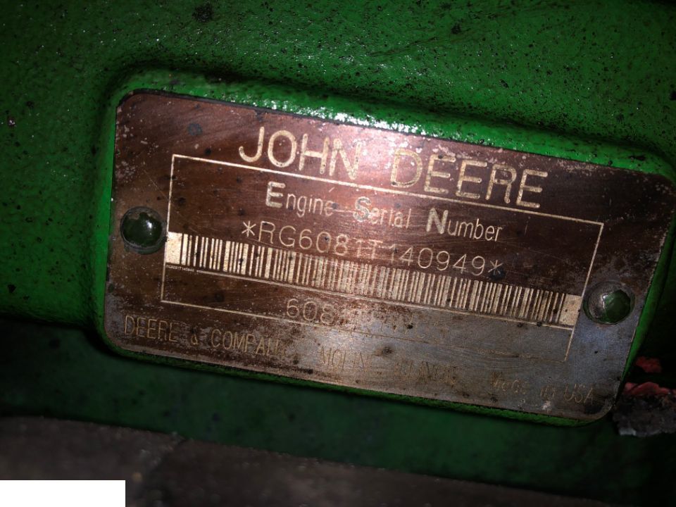 John Deere 7810 - RG6081T - Moteur et pièces pour Machine agricole: photos 1 John Deere 7810 - RG6081T - Moteur et pièces pour Machine agricole: photos 1