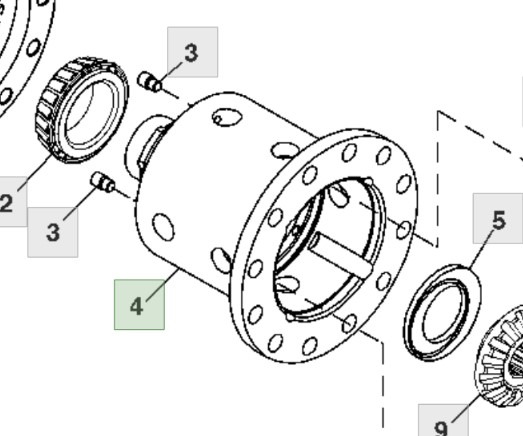 John Deere 7830 Obudowa Przedniej Osi R181021 - Essieu et pièces pour Machine agricole: photos 1 John Deere 7830 Obudowa Przedniej Osi R181021 - Essieu et pièces pour Machine agricole: photos 1
