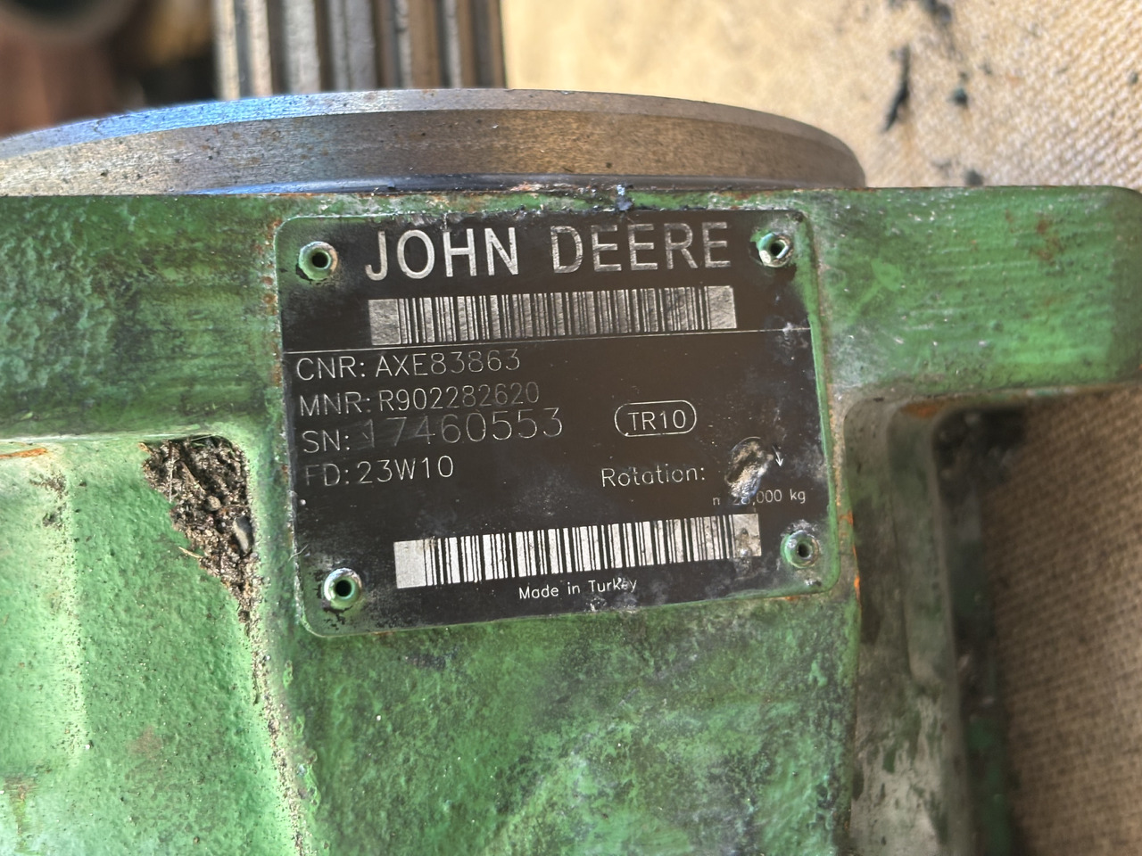 John Deere 8200 8300 8400 8500 Silnik hydrauliczny AXE83863 - Moteur hydraulique pour Machine agricole: photos 4 John Deere 8200 8300 8400 8500 Silnik hydrauliczny AXE83863 - Moteur hydraulique pour Machine agricole: photos 4