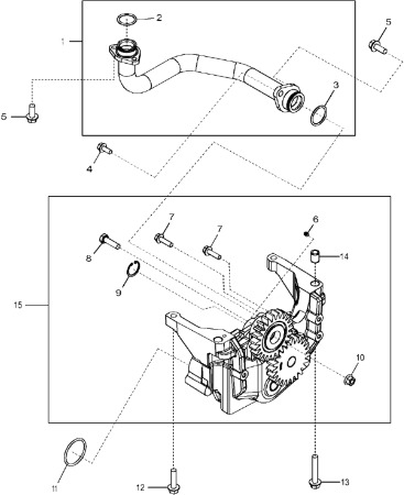 John Deere 9470RX - Pompa olejowa DZ110644 (Silnik) - Pompe à huile pour Machine agricole: photos 1 John Deere 9470RX - Pompa olejowa DZ110644 (Silnik) - Pompe à huile pour Machine agricole: photos 1