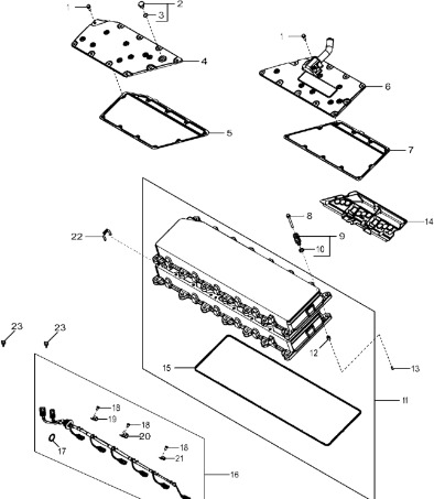 John Deere 9470RX - Wiązka przewodów RE553618 (Silnik) - Câble/ Fil pour Machine agricole: photos 1 John Deere 9470RX - Wiązka przewodów RE553618 (Silnik) - Câble/ Fil pour Machine agricole: photos 1