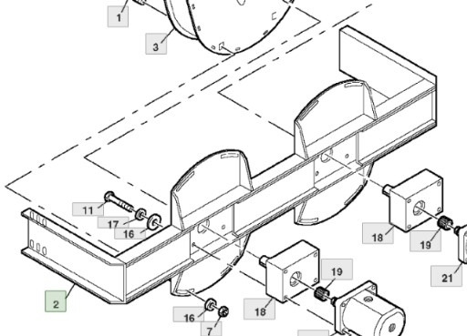 John Deere 9780CTS 9780HM 9780 CTS Rama Rozrzutnika Plew AZ61473CZĘŚCI - Frame/ Châssis pour Machine agricole: photos 1 John Deere 9780CTS 9780HM 9780 CTS Rama Rozrzutnika Plew AZ61473CZĘŚCI - Frame/ Châssis pour Machine agricole: photos 1