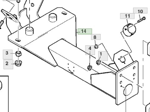 John Deere 9780CTS 9780HM 9780 CTS Zaczep Tylnego Napędu AZ71402 CZĘŚCI - Frame/ Châssis pour Machine agricole: photos 1 John Deere 9780CTS 9780HM 9780 CTS Zaczep Tylnego Napędu AZ71402 CZĘŚCI - Frame/ Châssis pour Machine agricole: photos 1
