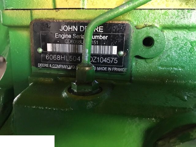 Moteur et pièces pour Machine agricole John deere 6068H - Powertech PVS [CZĘŚCI]