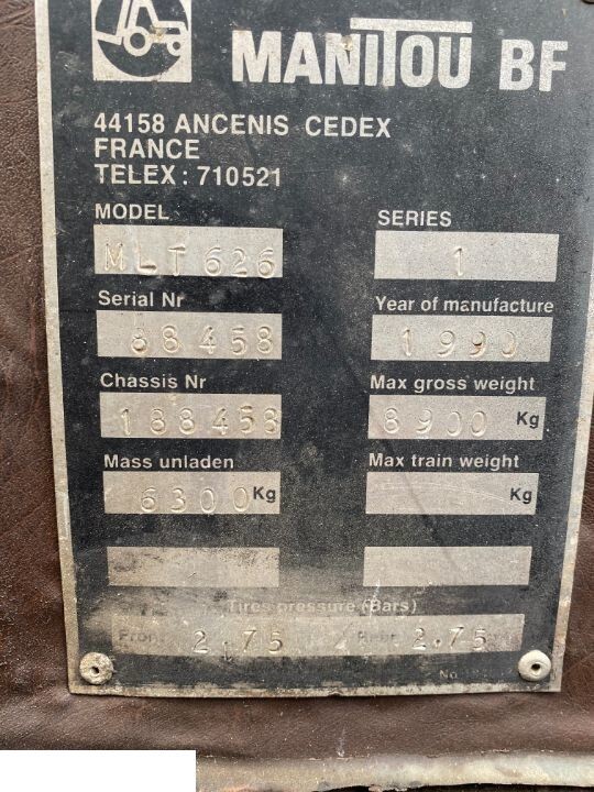 Manitou MLT 626 - Perkins 1004.4T - Moteur pour Chariot télescopique: photos 1 Manitou MLT 626 - Perkins 1004.4T - Moteur pour Chariot télescopique: photos 1