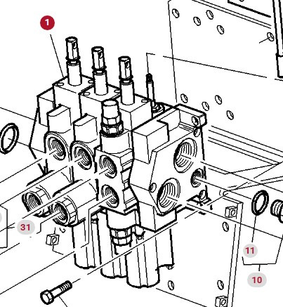 Massey Ferguson 8160 Rozdzielacz Hydrauliczny 3 CZĘŚCI 3713021M93 - Valve hydraulique pour Machine agricole: photos 2 Massey Ferguson 8160 Rozdzielacz Hydrauliczny 3 CZĘŚCI 3713021M93 - Valve hydraulique pour Machine agricole: photos 2