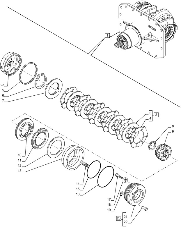 New Holland T6070 Zestaw sprzęgieł 5198089 - Embrayage et pièces pour Tracteur agricole: photos 1 New Holland T6070 Zestaw sprzęgieł 5198089 - Embrayage et pièces pour Tracteur agricole: photos 1