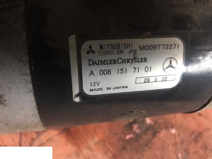 Rozrusznik Mitsubishi Mercedes-Benz OM 942.991 - Démarreur pour Machine agricole: photos 1 Rozrusznik Mitsubishi Mercedes-Benz OM 942.991 - Démarreur pour Machine agricole: photos 1