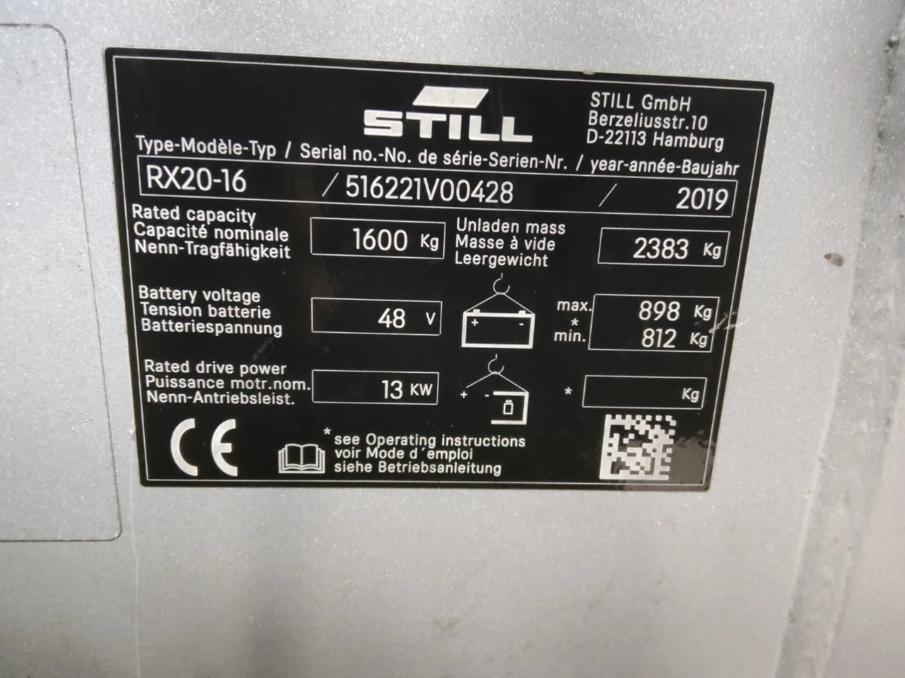 STILL RX20-16 - Chariot élévateur électrique: photos 5 STILL RX20-16 - Chariot élévateur électrique: photos 5