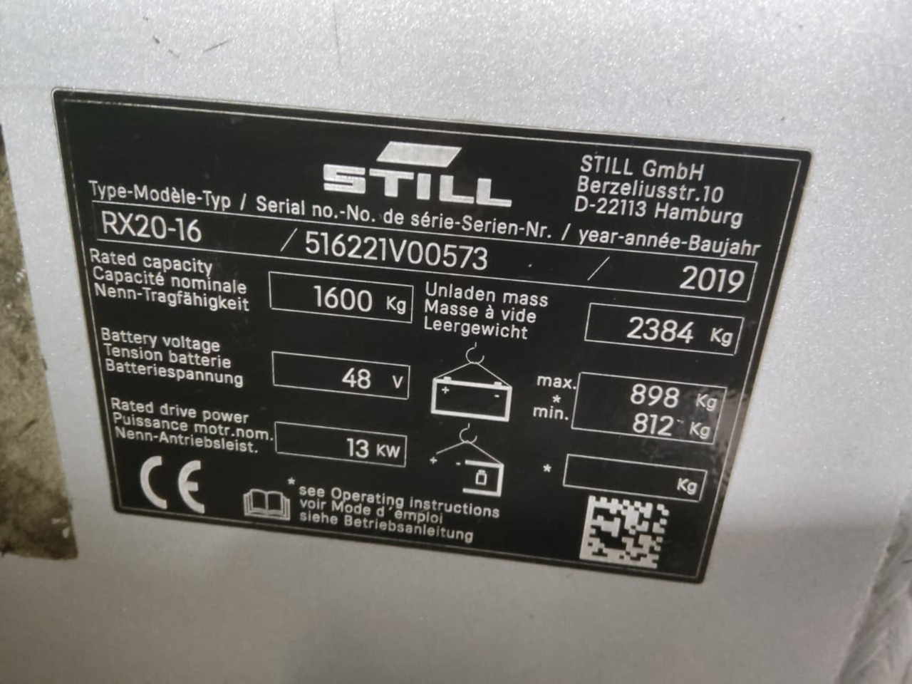 STILL RX20-16 - Chariot élévateur électrique: photos 5 STILL RX20-16 - Chariot élévateur électrique: photos 5