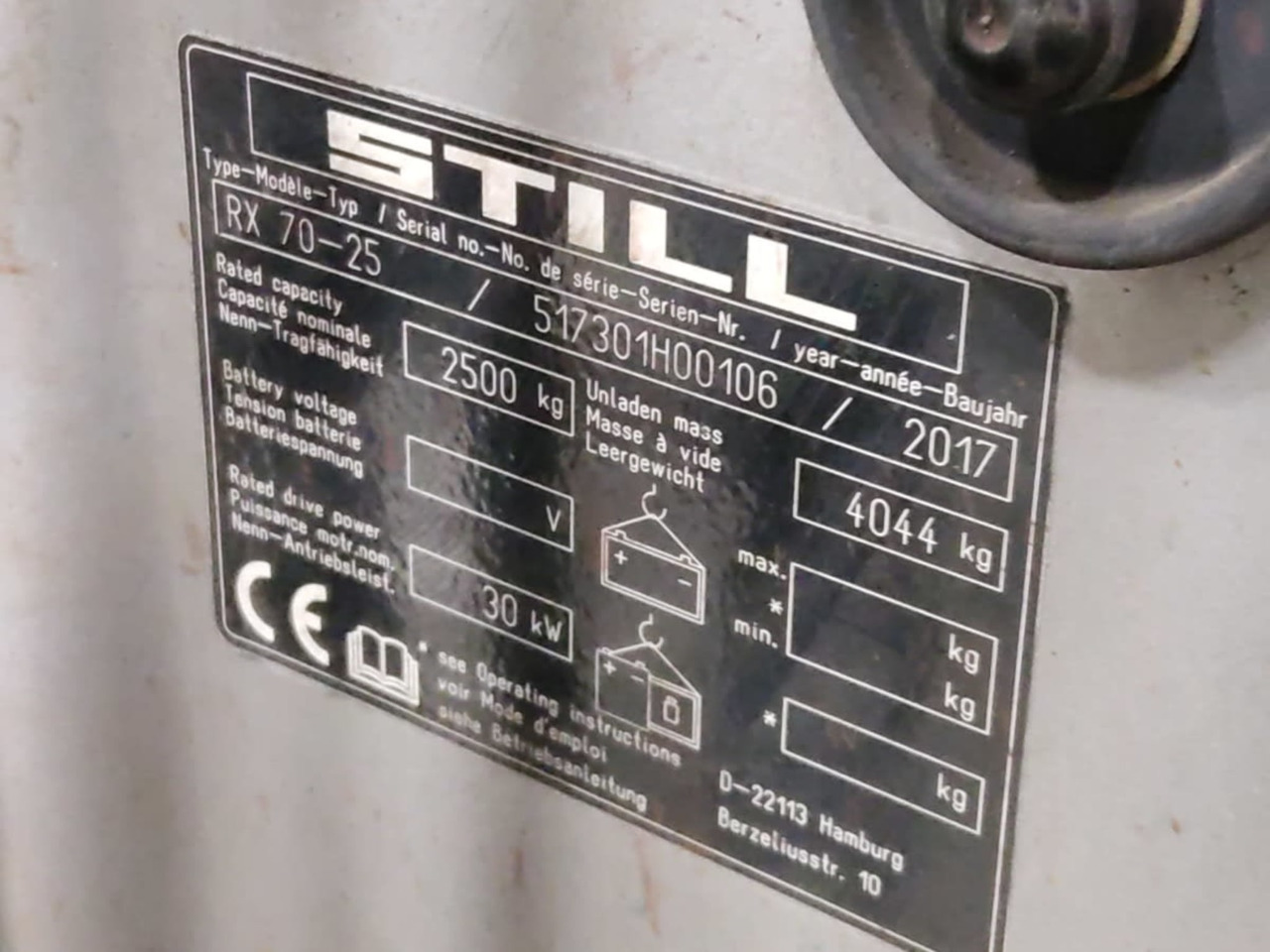 STILL RX70-25 - Chariot élévateur diesel: photos 5 STILL RX70-25 - Chariot élévateur diesel: photos 5
