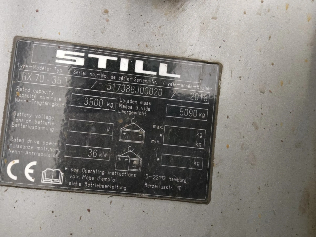 STILL RX70-35T - Chariot élévateur à gaz: photos 5 STILL RX70-35T - Chariot élévateur à gaz: photos 5