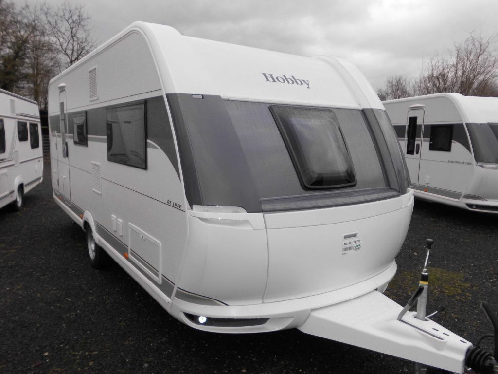 Caravane neuf Hobby De Luxe 540 KMFe 2024 GARAGE 1800KG AUTARK+++
