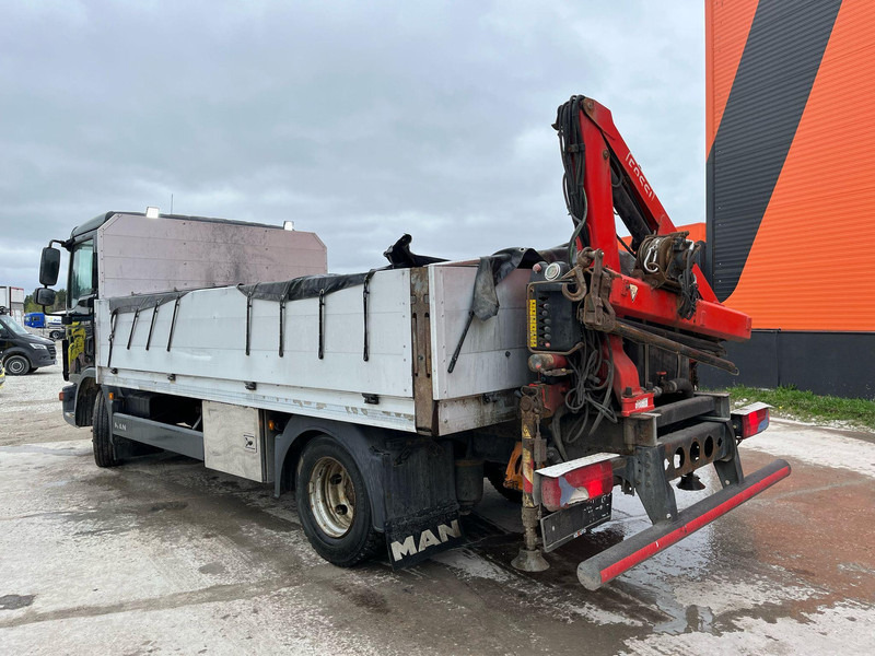 Camion plateau, Camion grue MAN TGL 8.180 4x2 CAB DAMAGE ! / Fassi F28 / PLATFORM L=4366 mm: photos 7 Camion plateau, Camion grue MAN TGL 8.180 4x2 CAB DAMAGE ! / Fassi F28 / PLATFORM L=4366 mm: photos 7