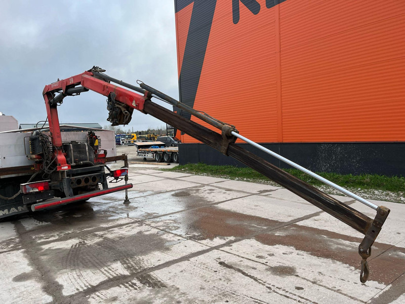 Camion plateau, Camion grue MAN TGL 8.180 4x2 CAB DAMAGE ! / Fassi F28 / PLATFORM L=4366 mm: photos 9 Camion plateau, Camion grue MAN TGL 8.180 4x2 CAB DAMAGE ! / Fassi F28 / PLATFORM L=4366 mm: photos 9