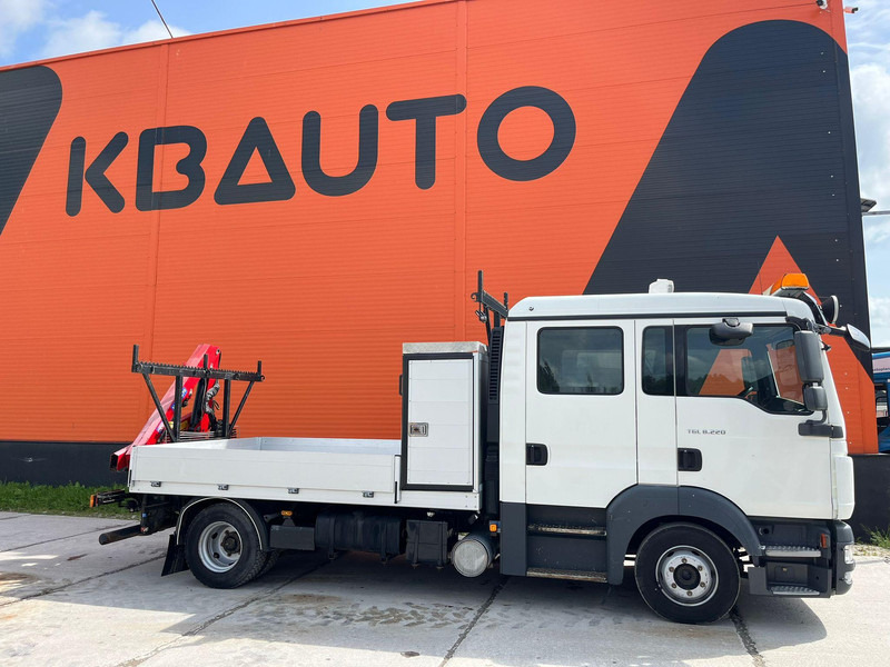 MAN TGL 8.220 4x2 HMF 270 K2 / WINCH / PLATFORM L=2779 mm - Camion plateau, Camion grue: photos 5 MAN TGL 8.220 4x2 HMF 270 K2 / WINCH / PLATFORM L=2779 mm - Camion plateau, Camion grue: photos 5