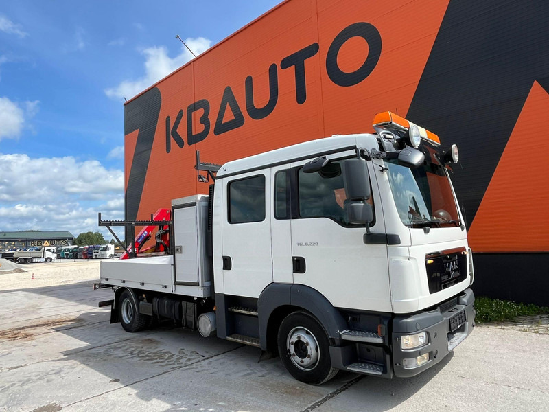 MAN TGL 8.220 4x2 HMF 270 K2 / WINCH / PLATFORM L=2779 mm - Camion plateau, Camion grue: photos 4 MAN TGL 8.220 4x2 HMF 270 K2 / WINCH / PLATFORM L=2779 mm - Camion plateau, Camion grue: photos 4