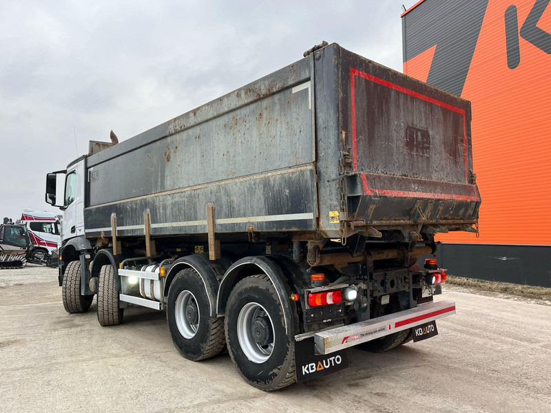 Camion benne Mercedes-Benz Arocs 4151 8x4 BORDMATIC / FULL STEEL / DRUM BRAKES / BOX L=6140 mm: photos 7