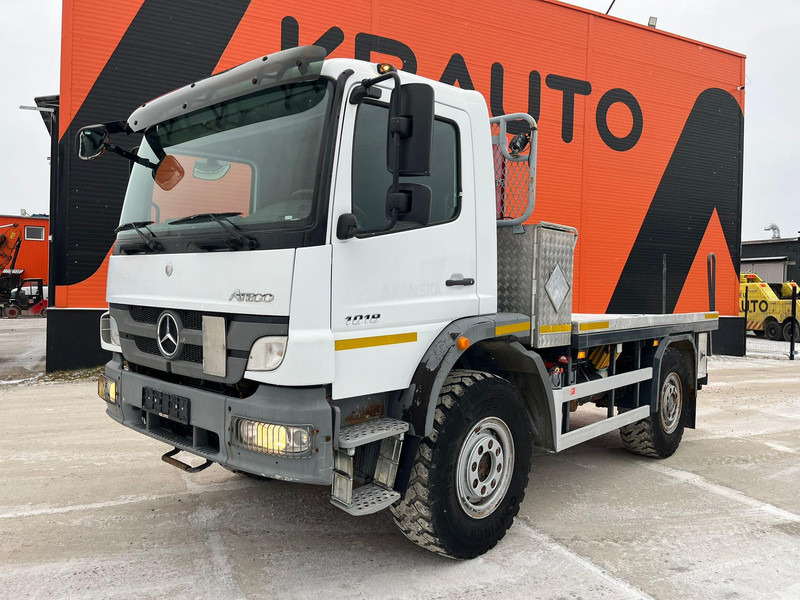 Mercedes-Benz Atego 1018 4x4 ONLY 18844 km ! / FULL STEEL / DRUM BRAKES / PLATFORM L=3500 mm - Camion plateau: photos 2 Mercedes-Benz Atego 1018 4x4 ONLY 18844 km ! / FULL STEEL / DRUM BRAKES / PLATFORM L=3500 mm - Camion plateau: photos 2