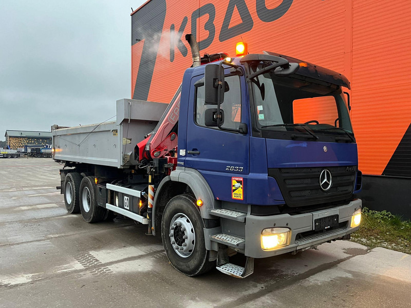 Mercedes-Benz Axor 2633 6x4 FASSI F110AK22 / BOX L=5040 mm - Camion benne, Camion grue: photos 4 Mercedes-Benz Axor 2633 6x4 FASSI F110AK22 / BOX L=5040 mm - Camion benne, Camion grue: photos 4