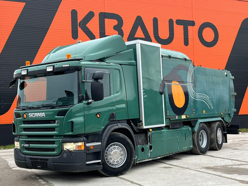 Scania P 420 6x2*4 DISAB EN VAC 12,5 m3 - Camion hydrocureur: photos 1 Scania P 420 6x2*4 DISAB EN VAC 12,5 m3 - Camion hydrocureur: photos 1