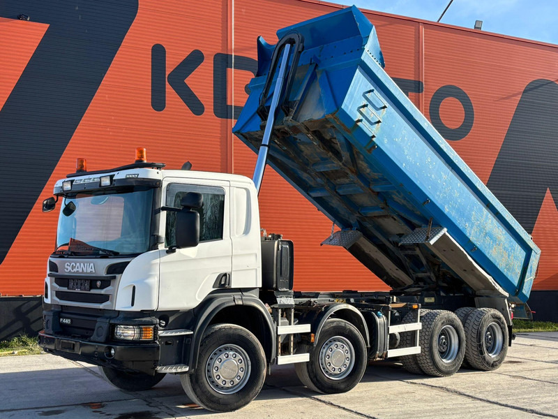 Scania P 440 8x4 RETARDER / FULL STEEL / BOX L=5850 mm - Camion benne: photos 2 Scania P 440 8x4 RETARDER / FULL STEEL / BOX L=5850 mm - Camion benne: photos 2