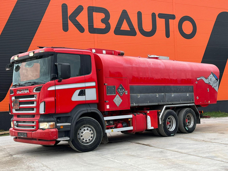 Scania R 420 6x2 ADR / FULL STEEL / TANK 9500 l - Camion citerne: photos 1 Scania R 420 6x2 ADR / FULL STEEL / TANK 9500 l - Camion citerne: photos 1