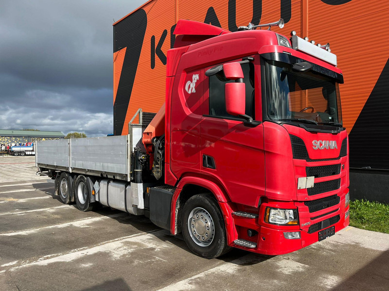 Scania R 450 6x2*4 PK 26002 / PLATFORM L=6482 mm - Camion plateau, Camion grue: photos 4 Scania R 450 6x2*4 PK 26002 / PLATFORM L=6482 mm - Camion plateau, Camion grue: photos 4