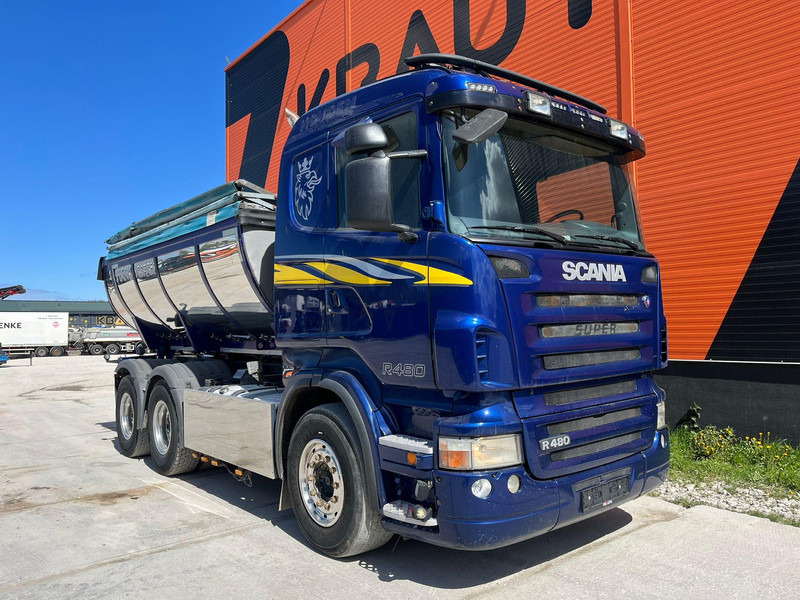 Scania R 480 6x4 RETARDER / FULL STEEL / BIG AXLES / BOX L=4635 mm - Camion benne: photos 4 Scania R 480 6x4 RETARDER / FULL STEEL / BIG AXLES / BOX L=4635 mm - Camion benne: photos 4