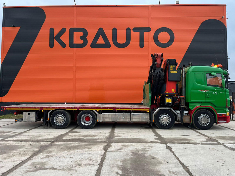Scania R 480 8x2*6 PK 65002 + JIB / PLATFORM L=7518 mm - Camion plateau, Camion grue: photos 5 Scania R 480 8x2*6 PK 65002 + JIB / PLATFORM L=7518 mm - Camion plateau, Camion grue: photos 5